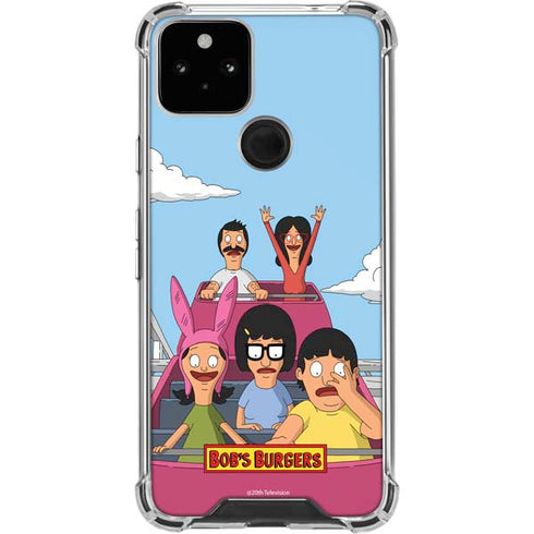Bobs Burgers Roller Coaster Google Pixel 5 Clear Case